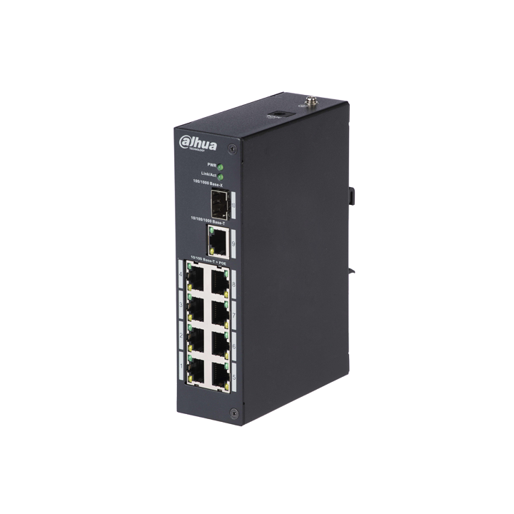 DAHUA PFS3110-8P-96 Pārvaldāms Gigabitu Slēdzis, 5 Porti, 1G Ātrums