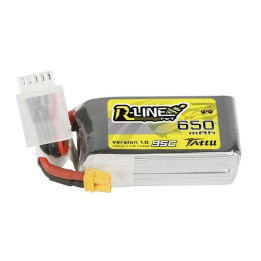 Akumulators Tattu R-Line 650mAh 14,8V 95C 4S1P XT30