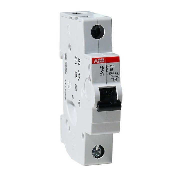 ABB SH201 1P 16A Type B MCB Automātslēdzis