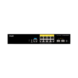 RUIJIE RG-XS-S1930J-8GT2SFP-P pārvaldāms Gigabit PoE+ slēdzis, 8x PoE+ 2x SFP, L2