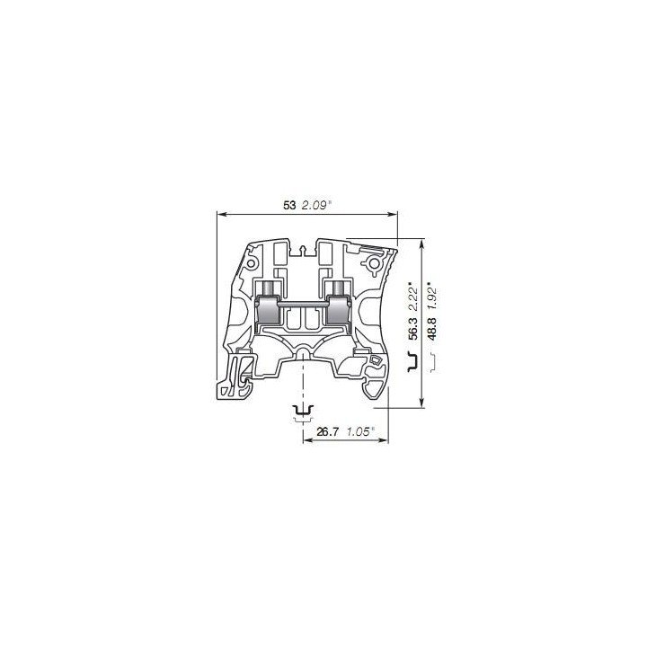 ENTRELEC ZS10 DIN Винтовая Клемма 0.5–10 mm²