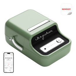 Niimbot B21 Pro portatīvais uzlīmju printeris (zaļš)
