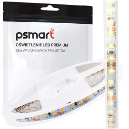 PSMART Taśma LED 12V WW 2835 IP20 8mm 120led/m 5m