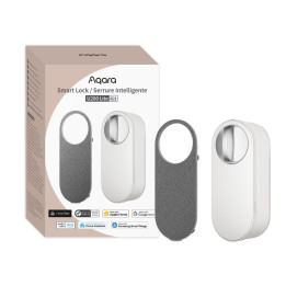Aqara U200 LITE vieddurvju slēdzene, Matter saderīga, balta - Wi-Fi/Zigbee/Z-Wave/Bluetooth/Thread