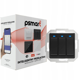 PSMART Switch 3 ķēdes plastmasas RM C WiFi TUYA