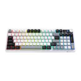 Onikuma MT902 2,4 G spēļu tastatūra (melnbalta)