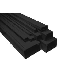 Kabeļu kanāls PAWBOL 17x15mm melns UV