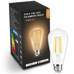 7W CCT White ST64 ZigBee GL HUE TUYA spuldze