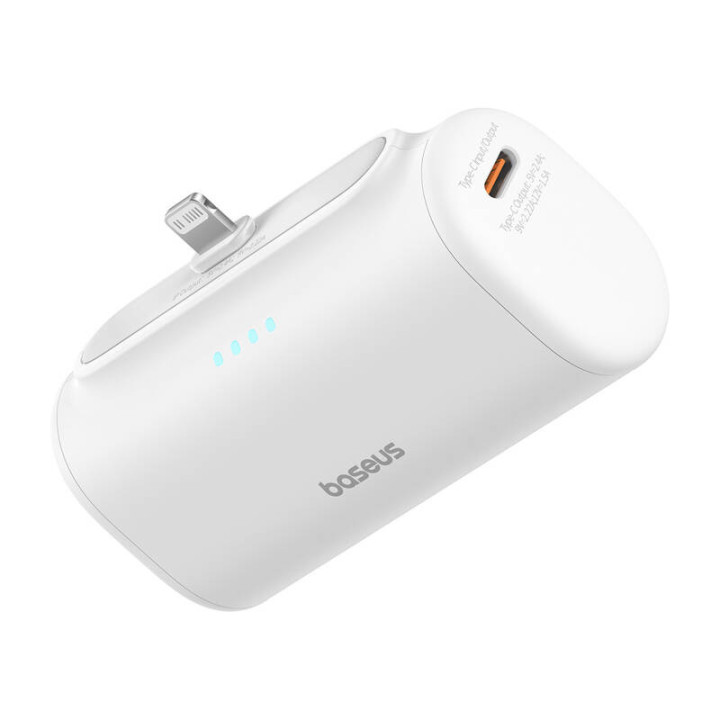 Powerbank OS-Baseus Compact IP 5000mAh 20W (balts)