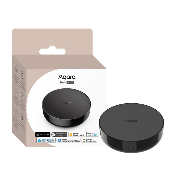 Aqara Hub M200 (EU) – ar Ethernet, Wi-Fi 6, Zigbee, Thread, Bluetooth, IR atbalstu (HM-G03D)