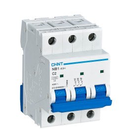 CHINT CFS000 3-фазный 13А тип B автоматический выключатель 6кА