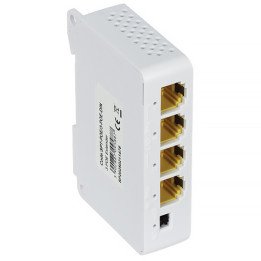 DELTA NETWORK SPT-POE/3-POE-DIN PoE pagarinātājs 4 porti