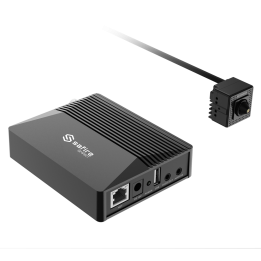 SAFIRE SMART SF-IPPHOLE025A-2I1 Viedais releju modulis ar Wi-Fi, PoE un sejas atpazīšanu – iekštelpu balts