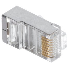 Экранированный RJ45 Keystone Jack Cat.5e STP RJ45/EKRAN*P10