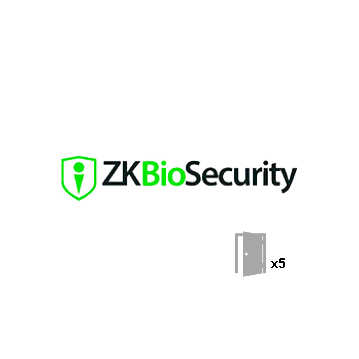 ZKTECO ZKBIOSECURITY-5D Biometrisks piekļuves kontroles terminālis ar pirkstu nospiedumu, sejas, plaukstas, RFID un PIN