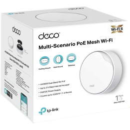 Домашняя ячеистая система Wi-Fi TP-LINK DECO X50-POE (1 шт.)