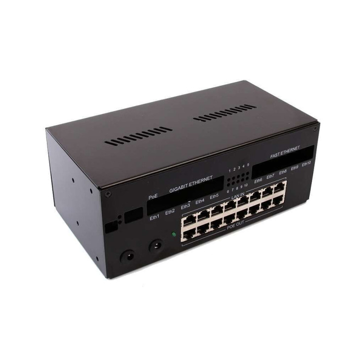 Cyberteam CT-ADA-8P-2011X-D PoE adapters 8-portu