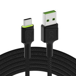 Green Cell KABGC13 USB-A/USB-C кабель 2м
