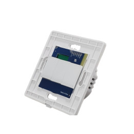 SmartWise T63 UNI Wi-Fi + eWeLink-Remote, 3 grupu viedais sienas slēdzis ar universālu vadu un skārienslēdzi, BEZ PRIEKŠĒJĀ PANE