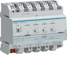 Hager TXA663A Smart Dimmer 3 kanāli 300 W