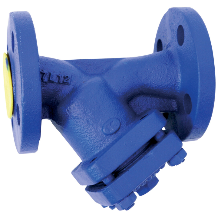 Tīkla filtra figūra 821A DN50 PN16 acs 1mm 45 acs/cm2 pelēkais čuguns max 300°C