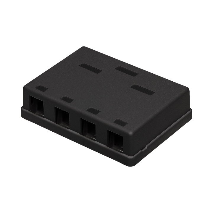 FX4-MULTI/B Keystone Jack RJ45 Черный