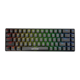 Fifine GK1 mehāniskā tastatūra, 65% RGB (melna)