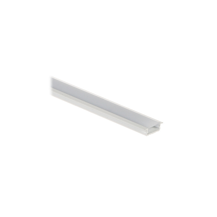 LED lentes profils PR-LED/RW/2M ieliekams 2m alumīnija kanāls ar pārsegu