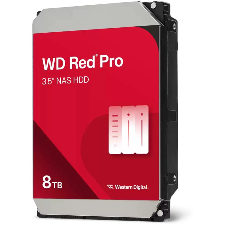 Western Digital WD Red Pro 8TB WD8005FFBX HDD NAS diskdzinis