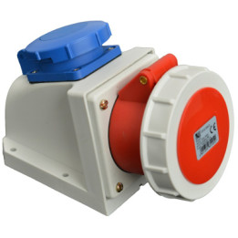 Kombinētā ligzda 230V+5P/16A IP67