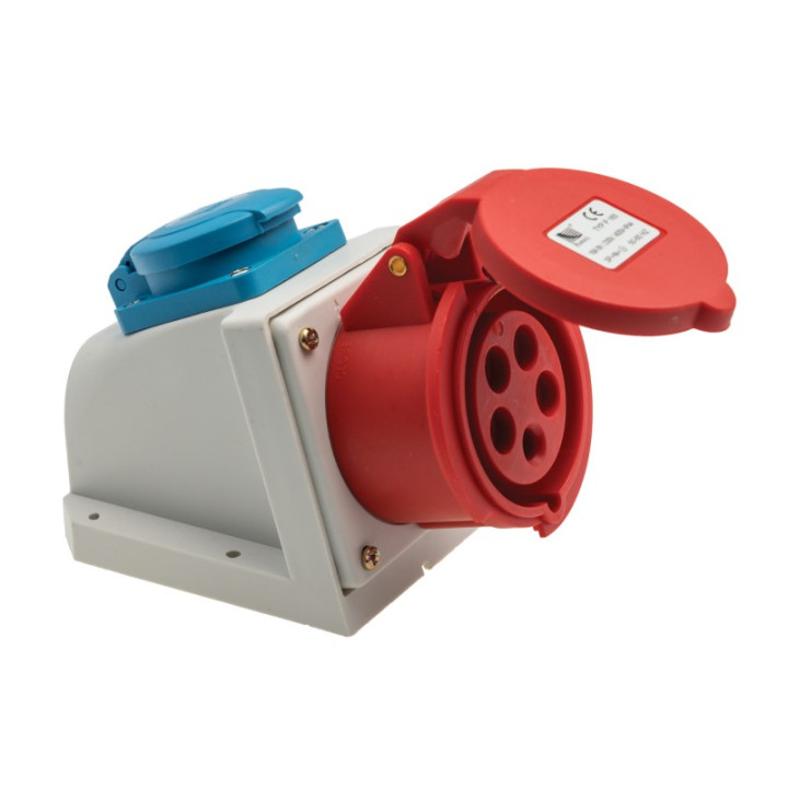 Kombinētā ligzda 3P+5P/16A IP44