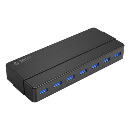 Orico Hub 7xUSB 3.0 (melns)