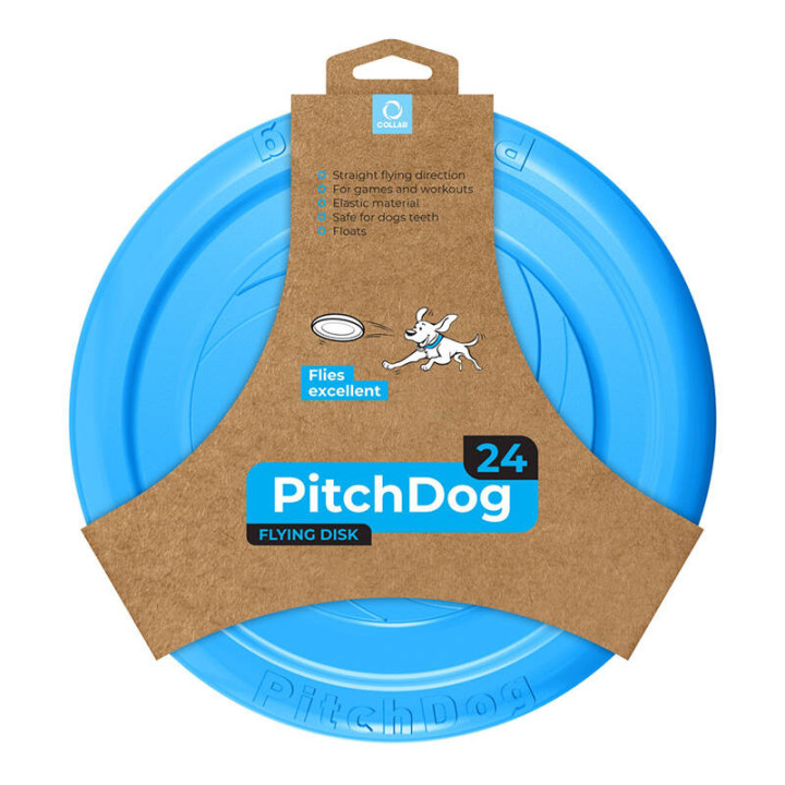 Frisbijs/disks Waudog 24 cm, zils