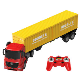 Tālvadības pults RC kravas automašīna 1:26 Double Eagle (sarkana) Mercedes-Benz Arocs E664-003