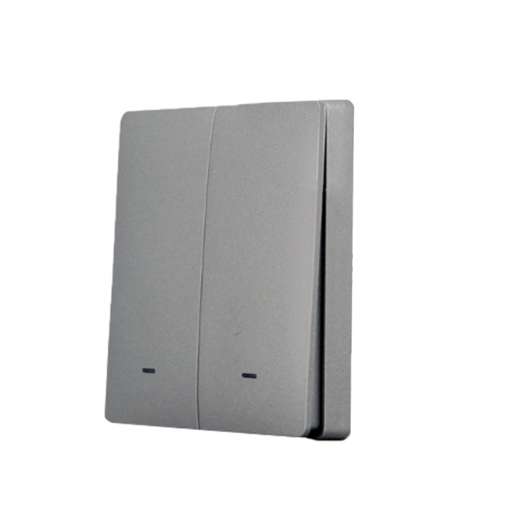 Беспроводной переключатель SmartWise BEREM2 Bluetooth (eWeLink-Remote) с 2 кнопками, серая кнопка на передней панели