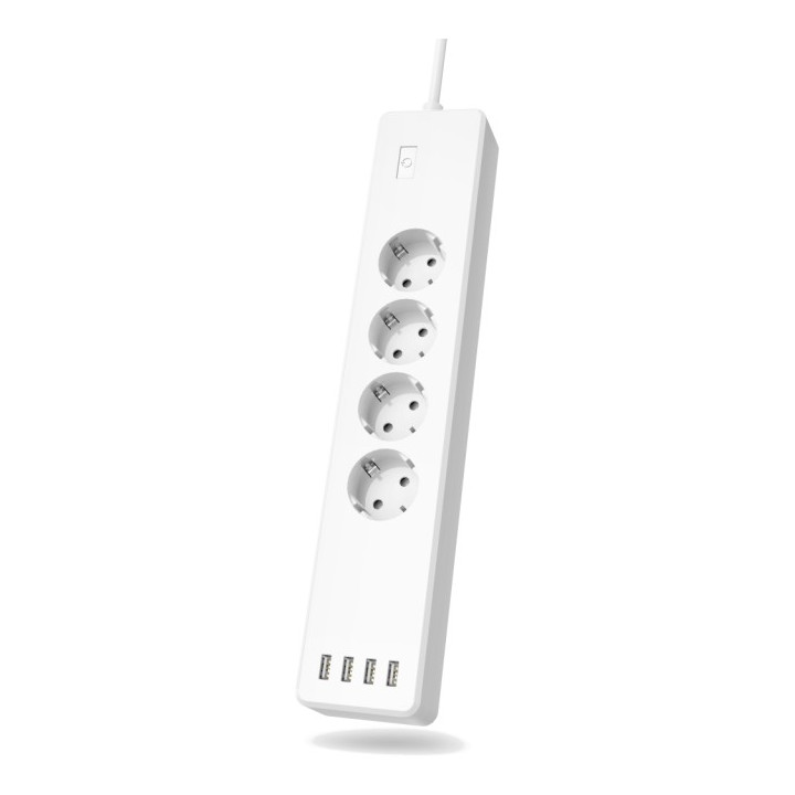 Hama WiFi Power Strip 4 ligzdas + 4xUSB