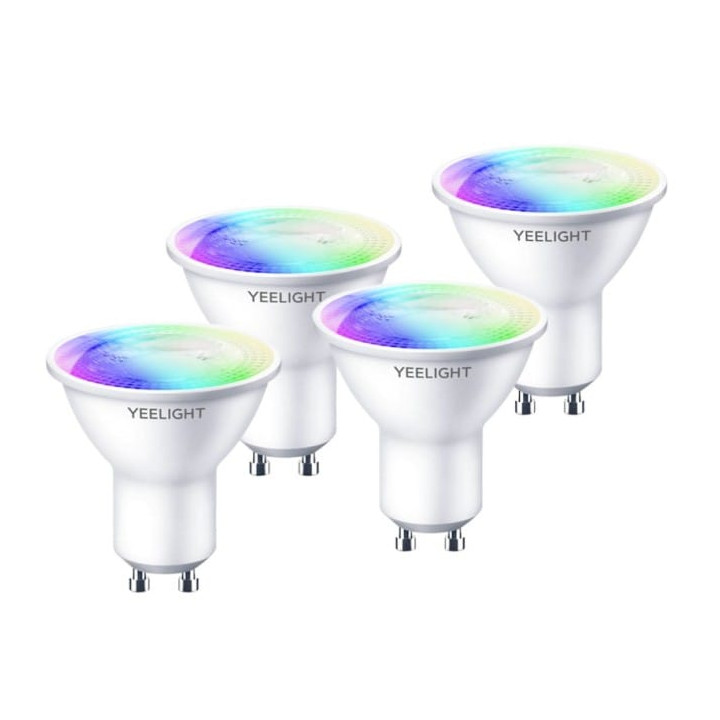 Yeelight GU10 W1 (цветной) 4 шт.