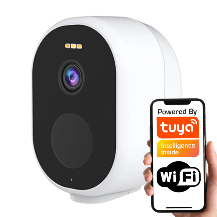 Iekštelpu/āra akumulatora kamera 3 Mpx IP66 USB-C WiFi TUYA