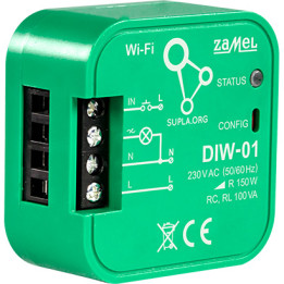 РЕГУЛЯТОР УМНОГО ОСВЕЩЕНИЯ DIW-01 Wi-Fi, 230 В переменного тока ZAMEL