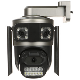 PTZ ĀRAS IP KAMERA ICSEE-W91SD-3 Wi-Fi pilnkrāsu PANORAMIKA 3 x 3 Mpx 3 x 3,6 mm