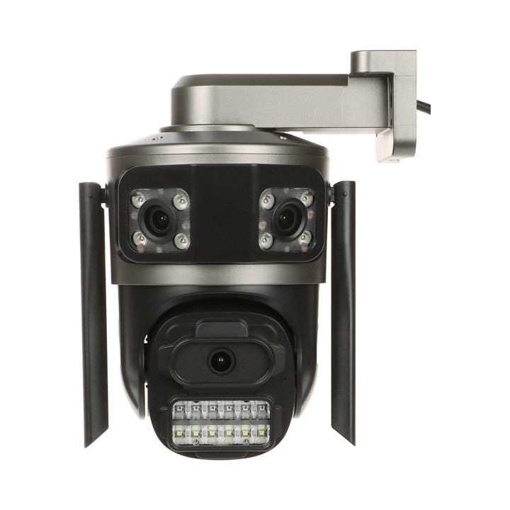 PTZ ĀRAS IP KAMERA ICSEE-W91SD-3 Wi-Fi pilnkrāsu PANORAMIKA 3 x 3 Mpx 3 x 3,6 mm