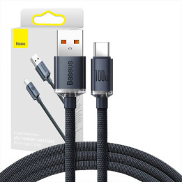 Baseus Cafule kabelis USB-C 3A 1m (pelēks+melns)