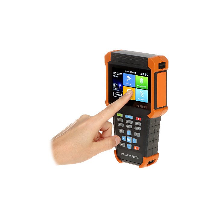 DELTA TESTER CS-HB-30H CCTV testeris Wi-Fi RS-485 PoE