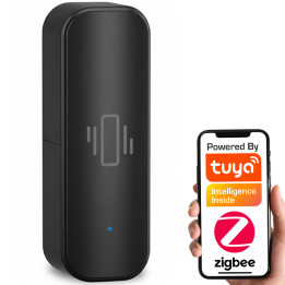 Vibrācijas sensors melns ZigBee Tuya