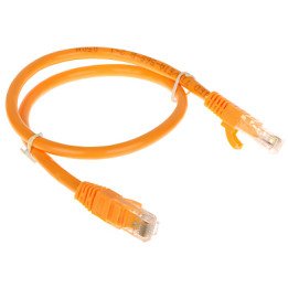 Патч-корд Cat6 RJ45 0,5 м оранжевый