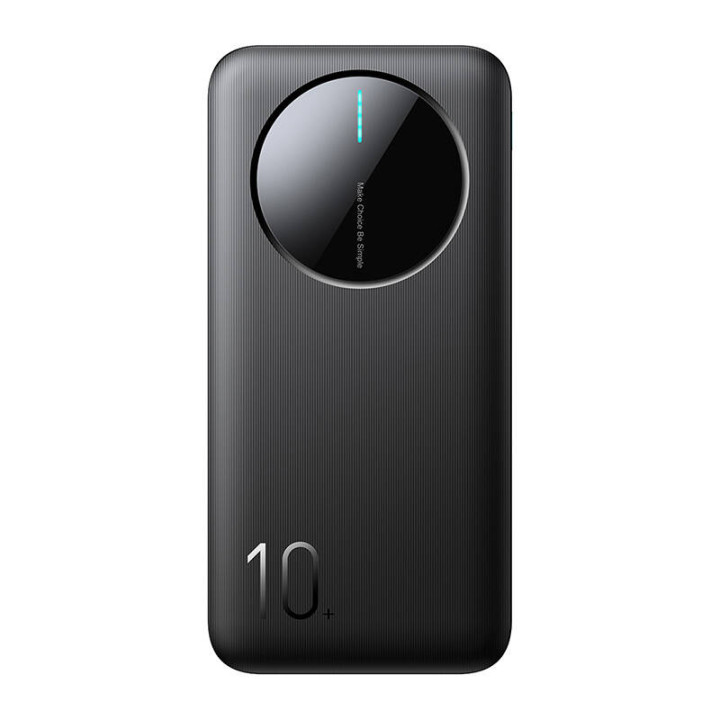 Joyroom Powerbank JR-PBF12 2.4A LED 10000mAh (melns)