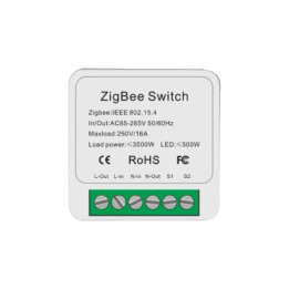 SmartWise Mini ZB (Zigbee 3.0) viedreleja modulis (16A)