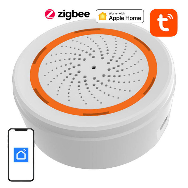 NEO NAS-AB02B Viedā trauksmes sirēna, ZigBee TUYA