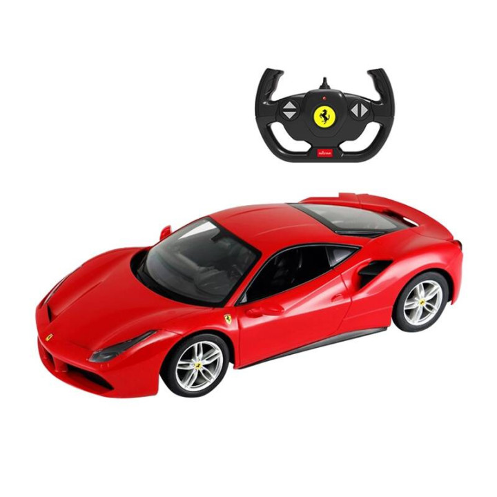 RASTAR 1:14 RC tālvadības automašīna Ferrari 488 GTB (sarkana)