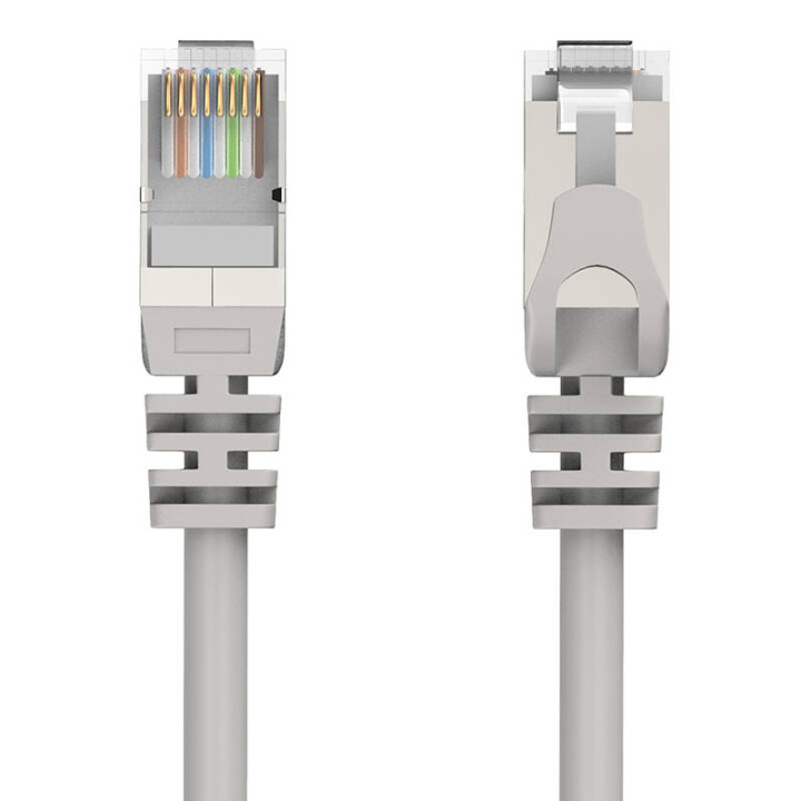 HP Ethernet CAT5E F/UTP tīkla kabelis, 2 m (balts)